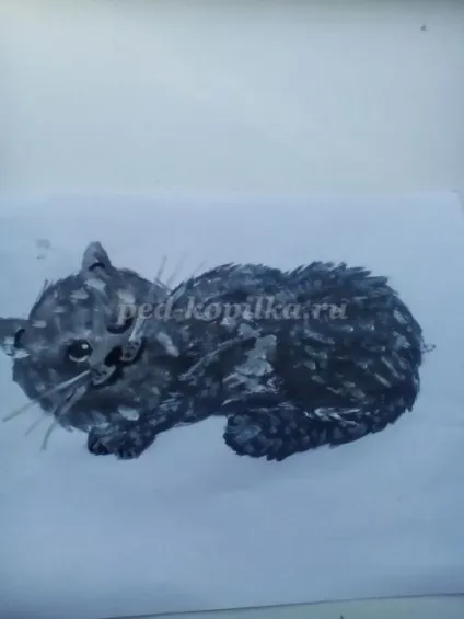 Як намалювати кошеня поетапно для дітей (дітей) Як намалювати кошеня поетапно для дітей