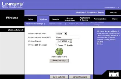 Як налаштувати роутер linksys wrt54gl