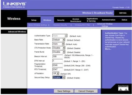 Як налаштувати роутер linksys wrt54gl
