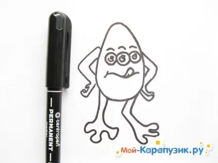 Як намалювати монстра поетапно кольоровими олівцями (намалювати) Як намалювати монстра поетапно кольоровими олівцями