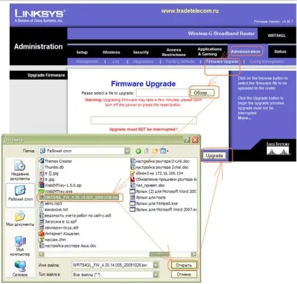 Як налаштувати роутер linksys wrt54gl
