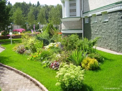 Як оформити кордон між газоном і клумбою (трави кромці газону) Як оформити кордон між газоном і клумбою