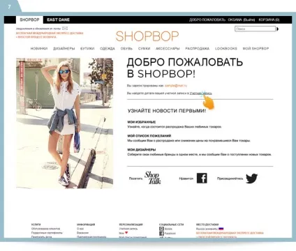 Як купувати на shopbop