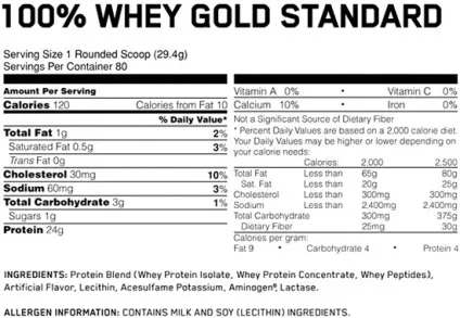 Як приймати протеїн whey gold standard від optimum nutrition (gold) Як приймати протеїн whey gold standard від optimum nutrition
