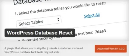 Як скинути ваш wordpress сайт вихідні установки (reset) Як скинути ваш wordpress сайт вихідні установки