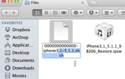 Як зробити даунгрейд (зниження прошивки) з ios 6 до ios 5 (зробити) Як зробити даунгрейд (зниження прошивки) з ios 6 до ios 5