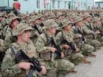 Війна скільки грузинська армія протрималася проти української грузинська