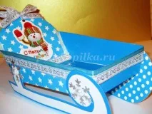 Чарівні сани Діда Мороза своїми руками - My Life мороза