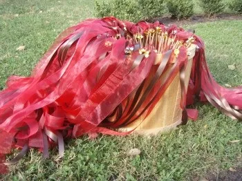 Як зробити стрічкові палички для вітання молодят (стрічкові) Як зробити стрічкові палички для вітання молодят