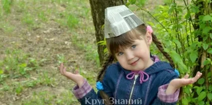 Як зробити пілотку з газети - коло знань (зробити пілотку газети) Як зробити пілотку з газети - коло знань