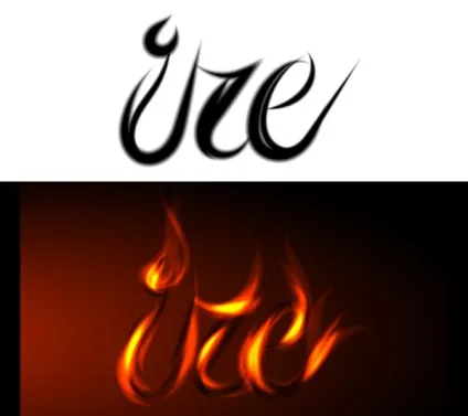 Як зробити вогненний текст у векторі (adobe) Як зробити вогненний текст у векторі