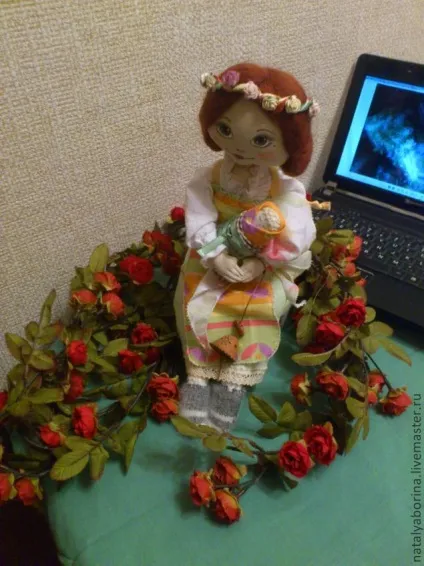 Як зробити ляльку своїми руками - ярмарок майстрів - ручна робота, handmade (паперові квіти) Як зробити ляльку своїми руками - ярмарок майстрів - ручна робота, handmade