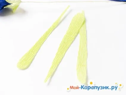 Як зробити волошки з паперу (зробити) Як зробити волошки з паперу