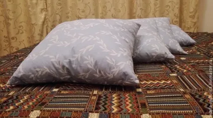 Як зшити напірник для пір'яний подушки - ярмарок майстрів - ручна робота, handmade (холлофайбер) Як зшити напірник для пір'яний подушки - ярмарок майстрів - ручна робота, handmade