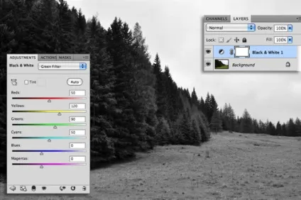 Як створити туман в photoshop (Image & gt; Apply Image) Як створити туман в photoshop