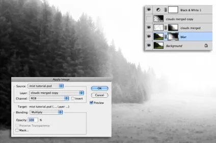 Як створити туман в photoshop (внизу палітри шарів) Як створити туман в photoshop