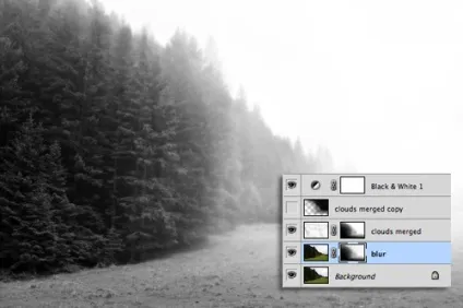 Як створити туман в photoshop (внизу палітри шарів) Як створити туман в photoshop