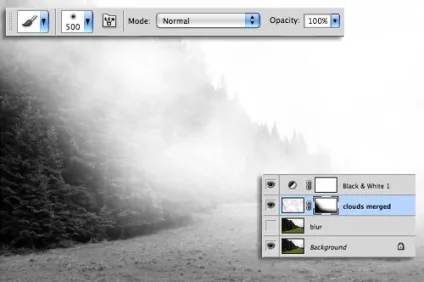 Як створити туман в photoshop (внизу палітри шарів) Як створити туман в photoshop
