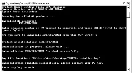 Як видалити антивірус в ос windows (windows) Як видалити антивірус в ос windows