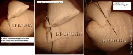 Як зручно пришивати ніжки лялькам - ярмарок майстрів - ручна робота, handmade (текстильна лялька) Як зручно пришивати ніжки лялькам - ярмарок майстрів - ручна робота, handmade