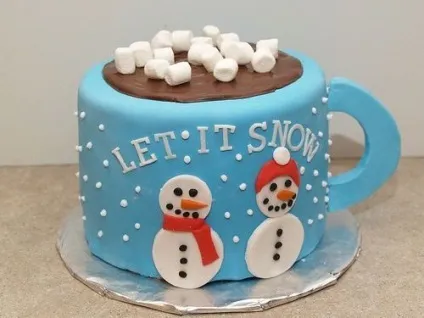 Як прикрасити зимовий торт на новий рік і різдво з мастики, які ідеї (новий рік) Як прикрасити зимовий торт на новий рік і різдво з мастики, які ідеї