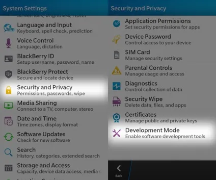 Як встановити android-додатки на девайси blackberry 10