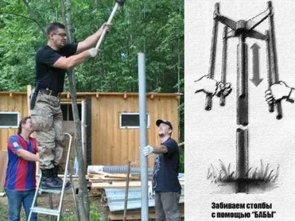Як забити стовпи для забору огляд популярних способів (стовпи) Як забити стовпи для забору огляд популярних способів