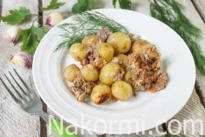 Картопля з фаршем в духовці рецепт з фото крок за кроком, секрети приготування (картопля фаршем духовці) Картопля з фаршем в духовці рецепт з фото крок за кроком, секрети приготування