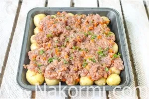 Картопля з фаршем в духовці рецепт з фото крок за кроком, секрети приготування (картопля фаршем духовці) Картопля з фаршем в духовці рецепт з фото крок за кроком, секрети приготування