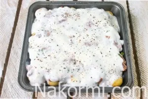 Картопля з фаршем в духовці рецепт з фото крок за кроком, секрети приготування (картопля) Картопля з фаршем в духовці рецепт з фото крок за кроком, секрети приготування