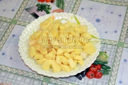 Картопля з рибою в горщику (картопля) Картопля з рибою в горщику