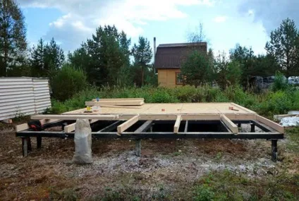 Каркасний будинок на пальовій фундаменті своїми руками (каркасний) Каркасний будинок на пальовій фундаменті своїми руками