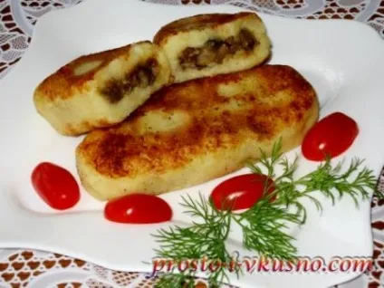 Картопляні зрази з грибами (картопляні зрази з грибами) Картопляні зрази з грибами