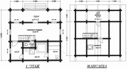 Краще проекти бань з колоди фото (рубані лазні) Краще проекти бань з колоди фото