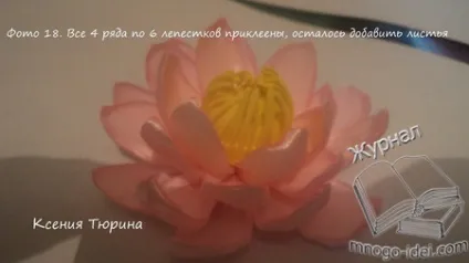 Лотос з атласної стрічки своїми руками, квіти своїми руками (своїми) Лотос з атласної стрічки своїми руками, квіти своїми руками