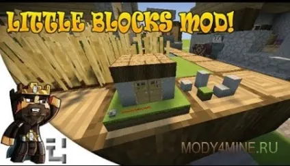 Little blocks (мод на маленькі блоки) для minecraft 1