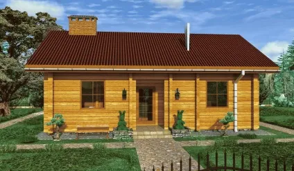 Краще проекти бань з колоди фото (рубані лазні) Краще проекти бань з колоди фото