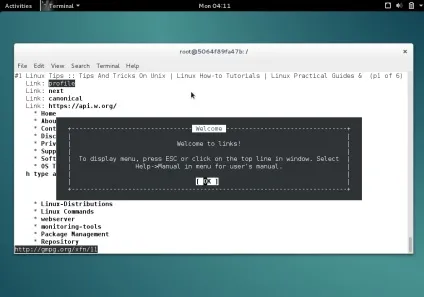 Кращі консольні браузери для linux, losst