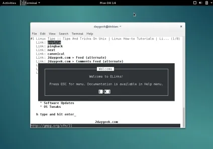 Кращі консольні браузери для linux, losst