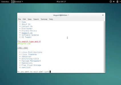 Кращі консольні браузери для linux, losst