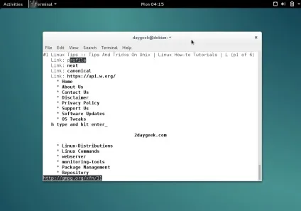 Кращі консольні браузери для linux, losst