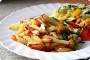 Скільки калорій в смаженої картоплі (смаженої картоплі калорійність) Скільки калорій в смаженої картоплі