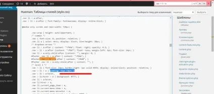 Css wordpress