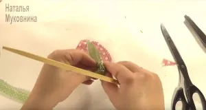 Квітка тюльпан з тканини в стилі тильда своїми руками по викрійці (тканини) Квітка тюльпан з тканини в стилі тильда своїми руками по викрійці