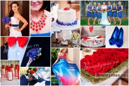 Весілля в синьому кольорі - можливості комбінування (кольорі) Весілля в синьому кольорі - можливості комбінування