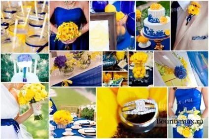 Весілля в синьому кольорі - можливості комбінування (кольорі) Весілля в синьому кольорі - можливості комбінування