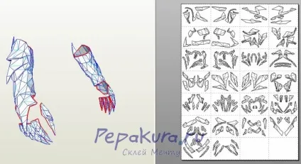 Даедріческая броня з паперу, pepakura (skyrim) Даедріческая броня з паперу, pepakura