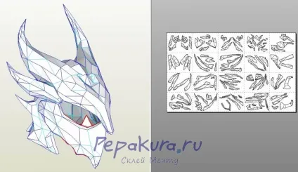 Даедріческая броня з паперу, pepakura (Складність збірки середня) Даедріческая броня з паперу, pepakura
