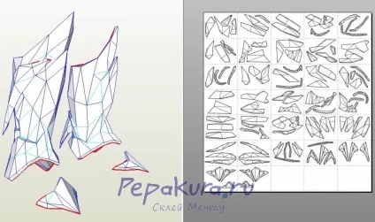 Даедріческая броня з паперу, pepakura (skyrim) Даедріческая броня з паперу, pepakura