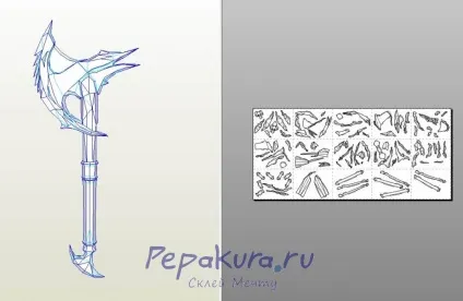 Даедріческая броня з паперу, pepakura (pepakura) Даедріческая броня з паперу, pepakura